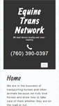 Mobile Screenshot of equinetransnetwork.com